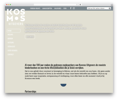 Kosmos theme WordPress - kosmosuitgevers.nl