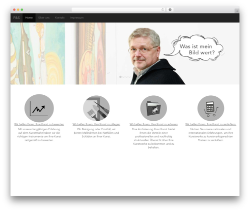 Kunstdienstleister theme WordPress - kunstdienstleister.de