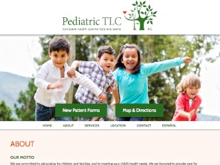 Pediatric TLC WordPress theme design