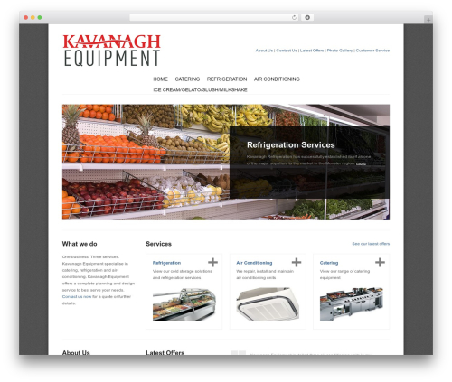 Solid WP WordPress website theme - kavanaghequipment.ie