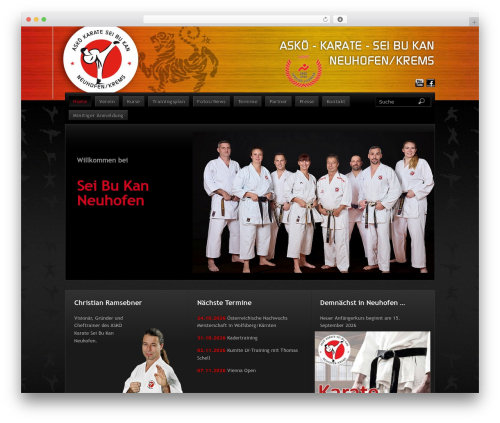StationPro premium WordPress theme - karate-neuhofen.at
