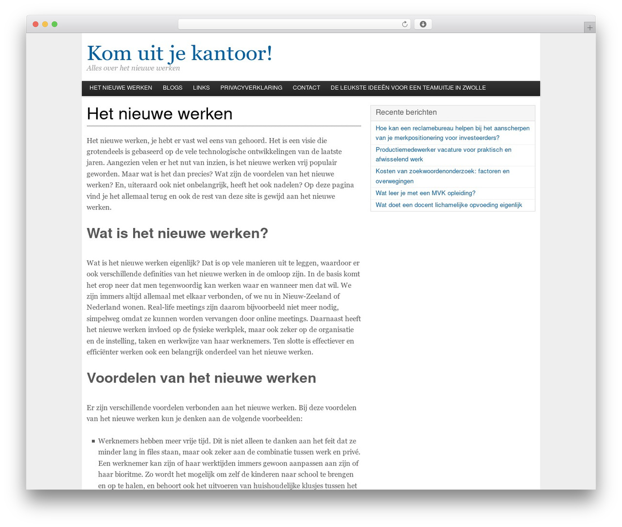 Swift Basic WordPress theme - komuitjekantoor.nl Swift Basic WordPress theme - komuitjekantoor.nl