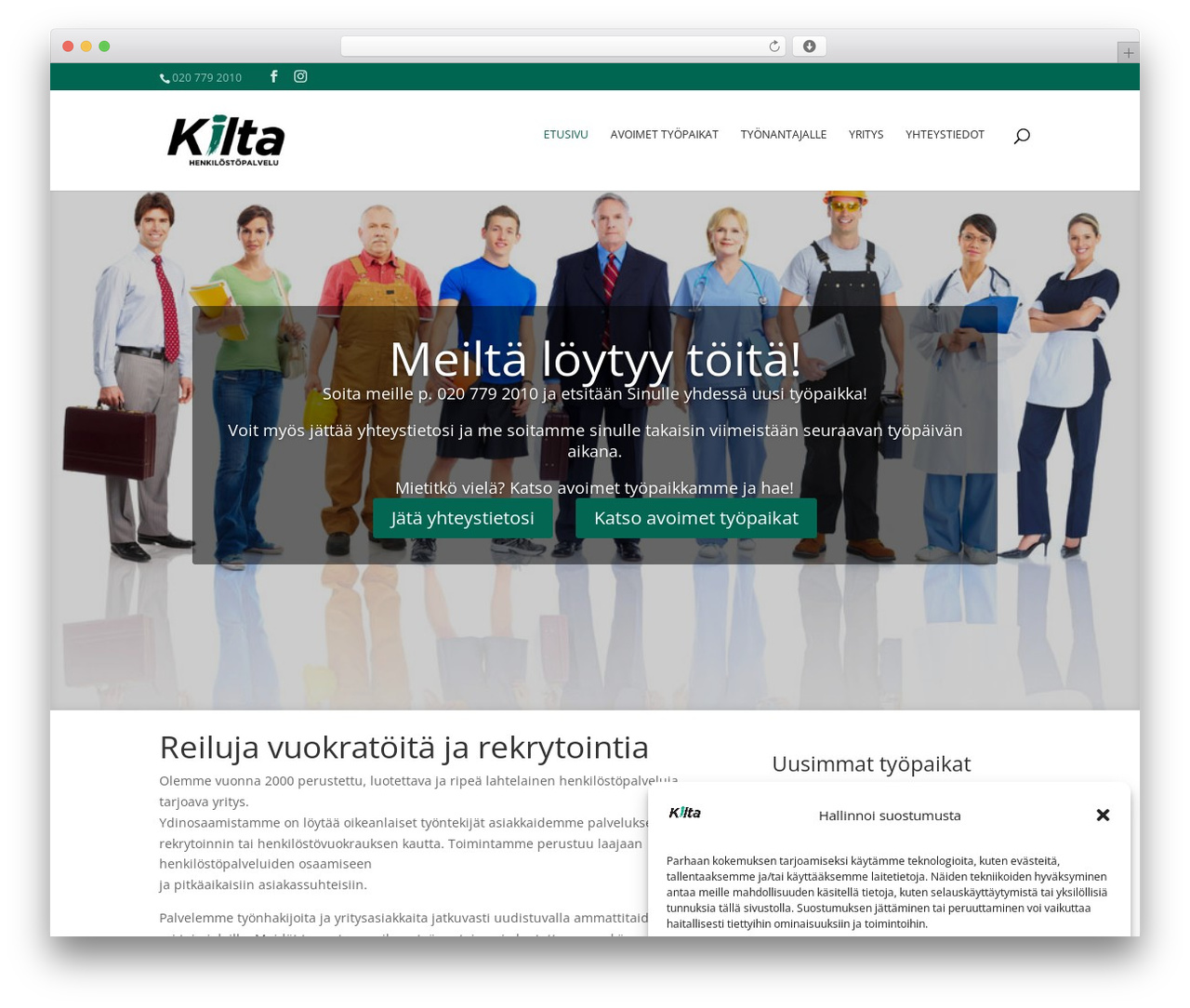 Theme WordPress Divi - kilta.fi Theme WordPress Divi - kilta.fi