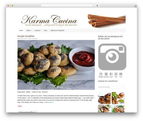 Theme WordPress Catalyst - karmacucina.com