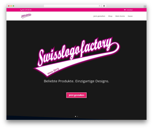 Lumise WordPress plugin - logo-factory.ch