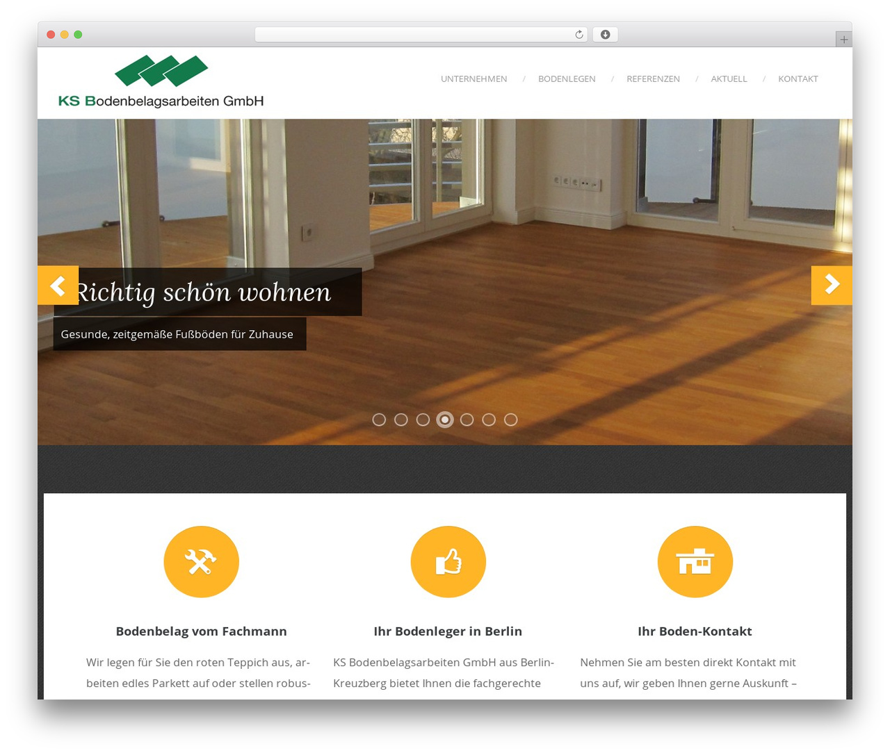 WordPress theme Genesis - ks-boden.com