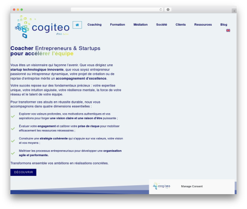WordPress theme DDesign - cogiteo.net