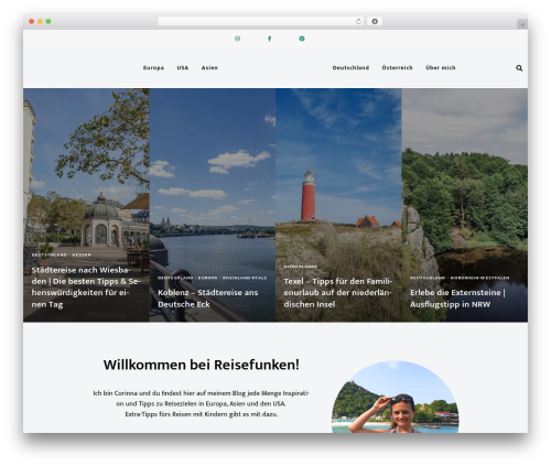 WordPress theme Eaven - reisefunken.de