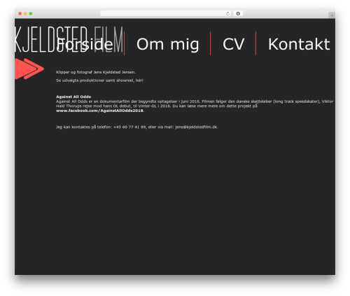 WordPress theme kjf - kjeldstedfilm.dk