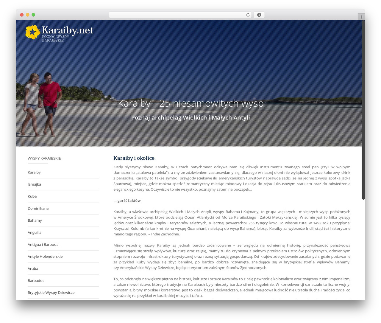 WordPress theme site - karaiby.net
