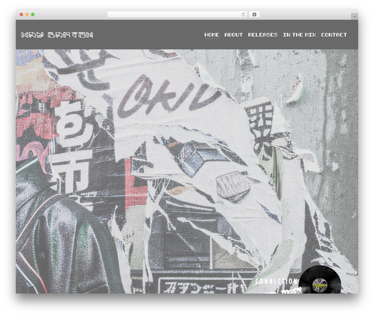 Analytics WordPress website theme - kaybarton.com