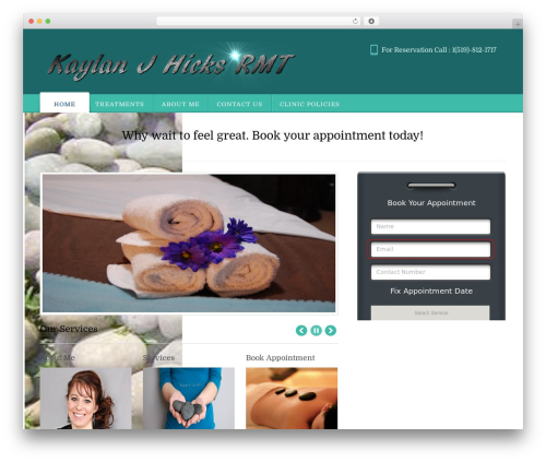 Appointway Pro Theme WordPress theme - kaylanjhicksrmt.com