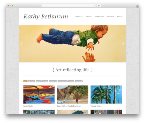 Best WordPress theme Filtered - kathybethurum.com