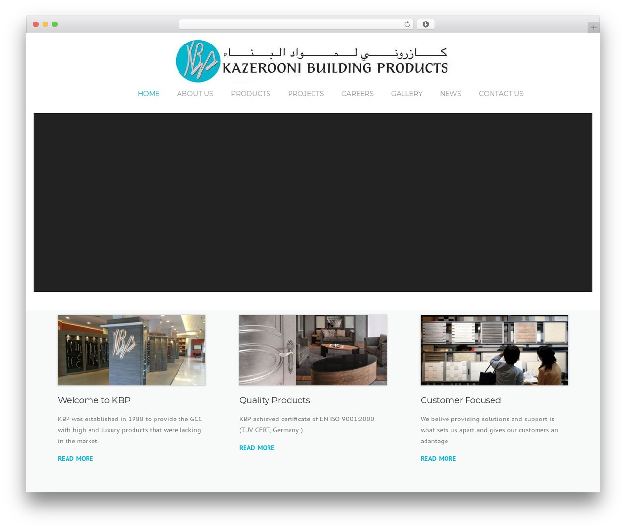 Construction best WordPress theme - kazeroonibuildingproducts.com