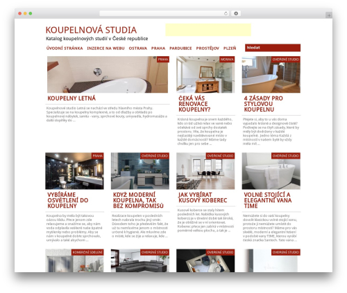 Fancier WordPress theme - koupelnovastudia.cz