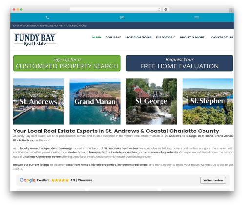 Elfsight weather cc WordPress plugin - fundybayrealestate.com