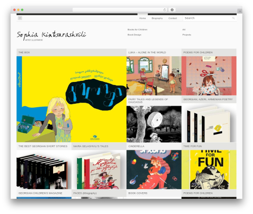 FontFolio Theme theme WordPress - kintsurashvili.com