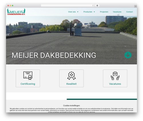 Siteonline cookie manager WordPress plugin - meijerdakbedekking.nl