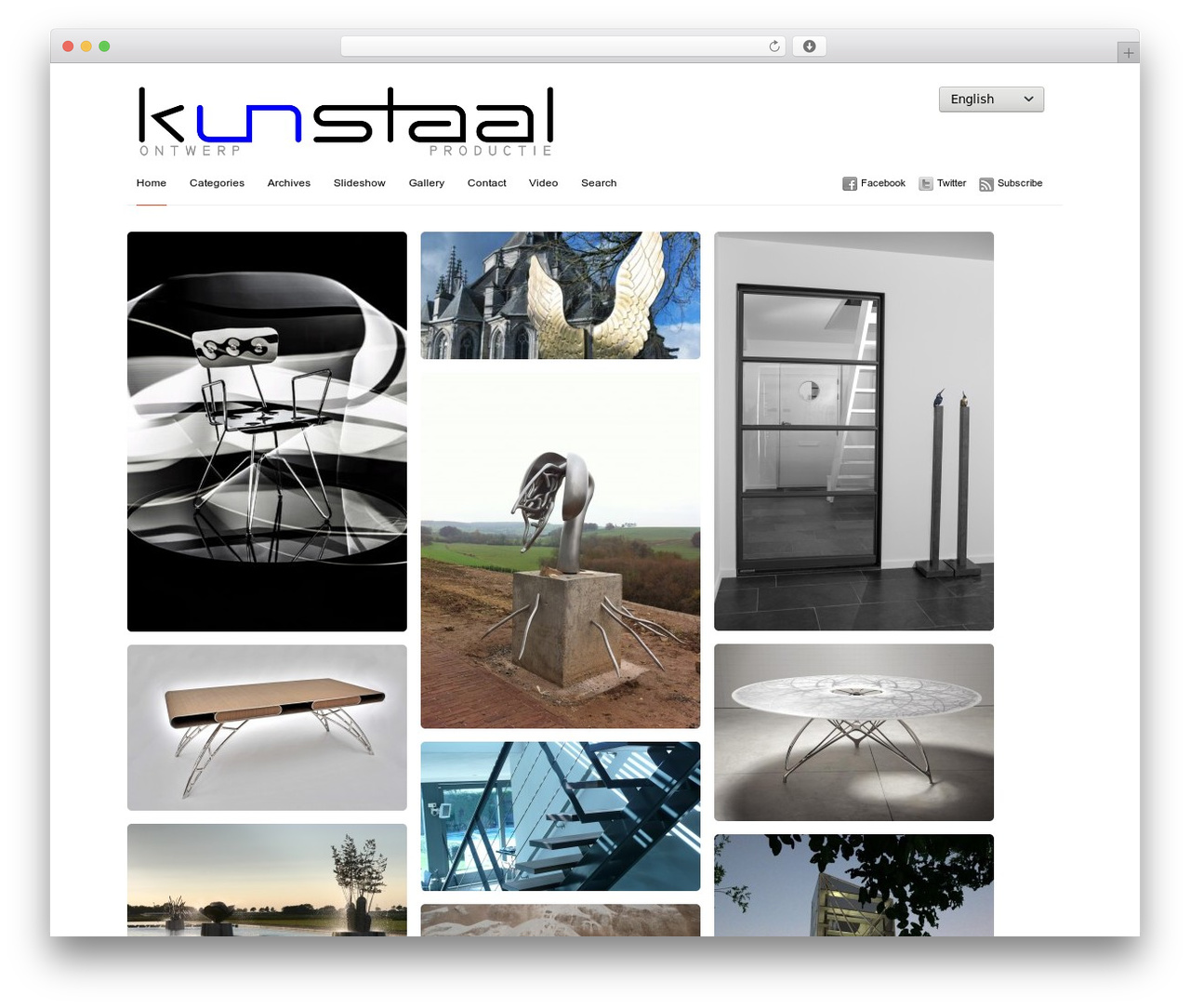 Kunstaal theme WordPress - kunstaal.nl