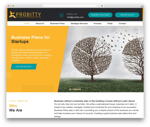 Lambda theme WordPress - probitty.com