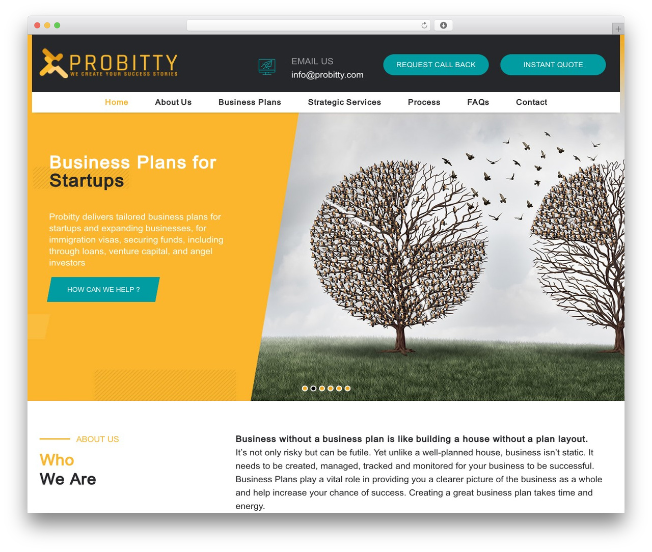 Lambda theme WordPress - probitty.com