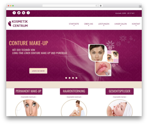 Lotus WP theme - kosmetikcentrum.de