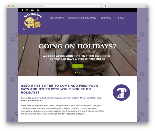 Mikado One WordPress theme - katskritters.com