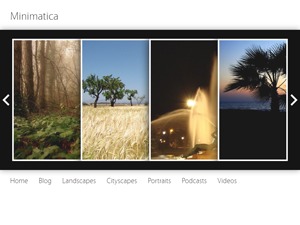 Minimatica wallpapers WordPress theme