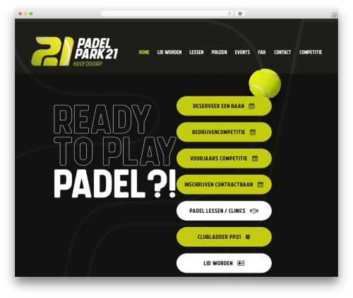 Nex forms premium WordPress plugin - padelpark21.nl