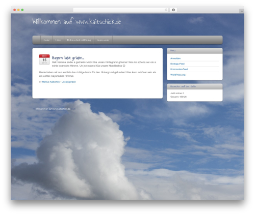 WordPress theme Themify iTheme2 - kaitschick.de