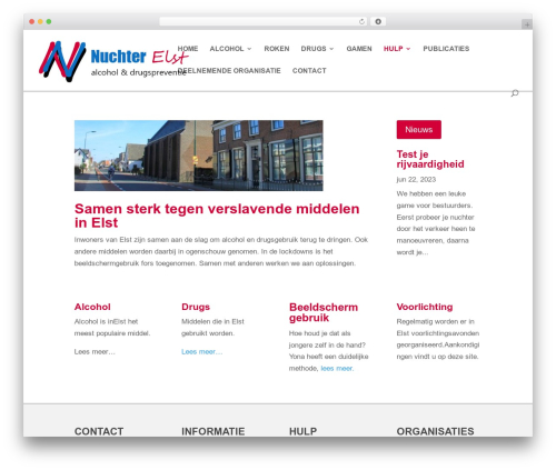 WordPress theme customDivi - nuchterelst.nl
