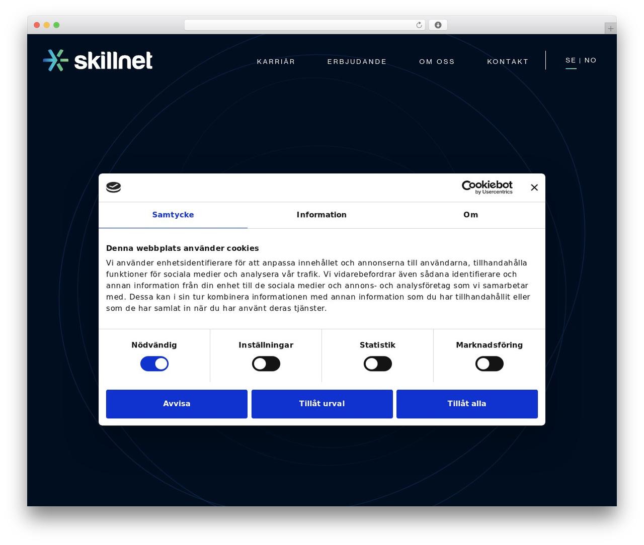 WordPress theme Skillnet - www.skillnet.se