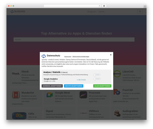 bootScore WordPress theme - topalternative.net