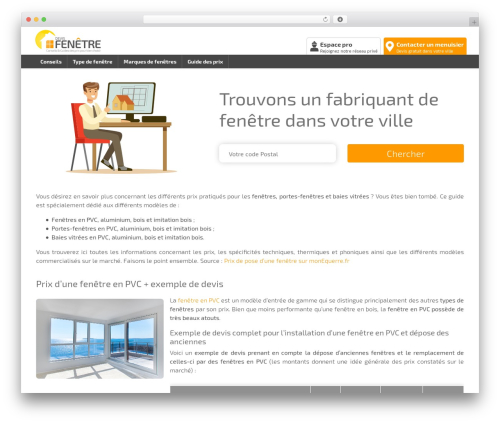 Devis-fenetre WordPress theme - devis-fenetre.fr