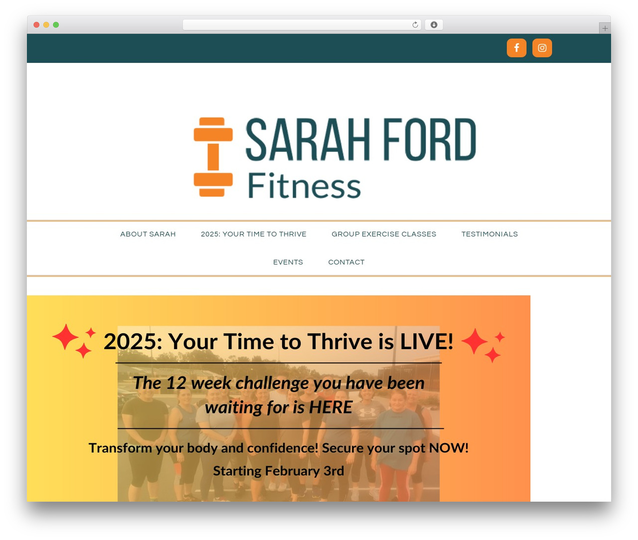 Genesis WordPress theme - sarahfordfitness.com Genesis WordPress theme - sarahfordfitness.com