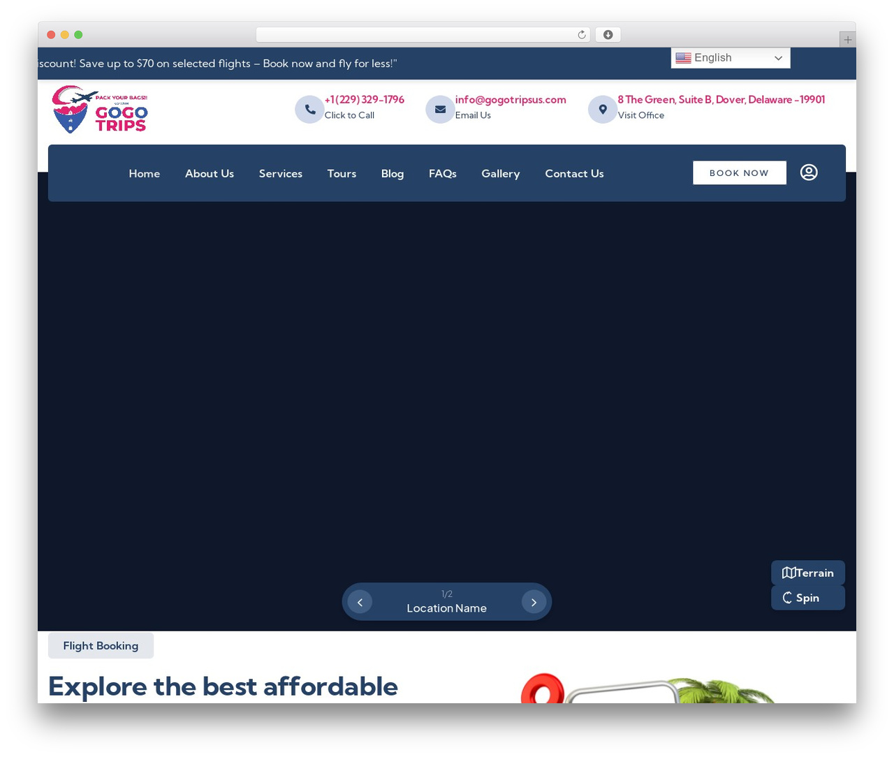 Gowilds WordPress theme - gogotripsus.com