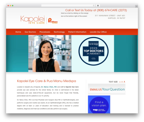 Am dashboard WordPress plugin - kapoleieyecare.com