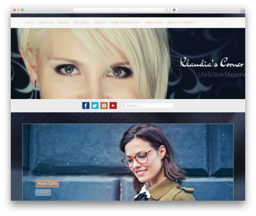 Klopp WordPress theme - klaudiascorner.net