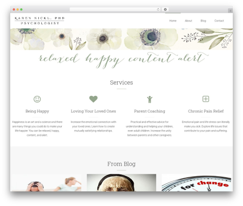Primary WP theme - karennickl.com