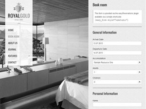 RoyalGold premium WordPress theme by liviu_cerchez