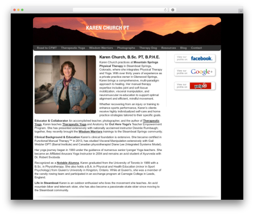 SmallBiz theme WordPress - karenchurchpt.com