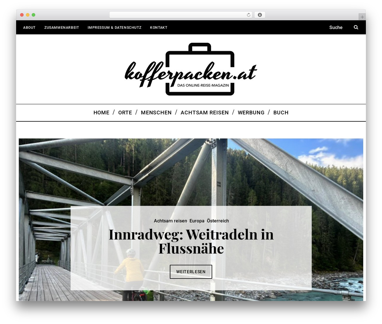 Summer WordPress theme - kofferpacken.at Summer WordPress theme - kofferpacken.at