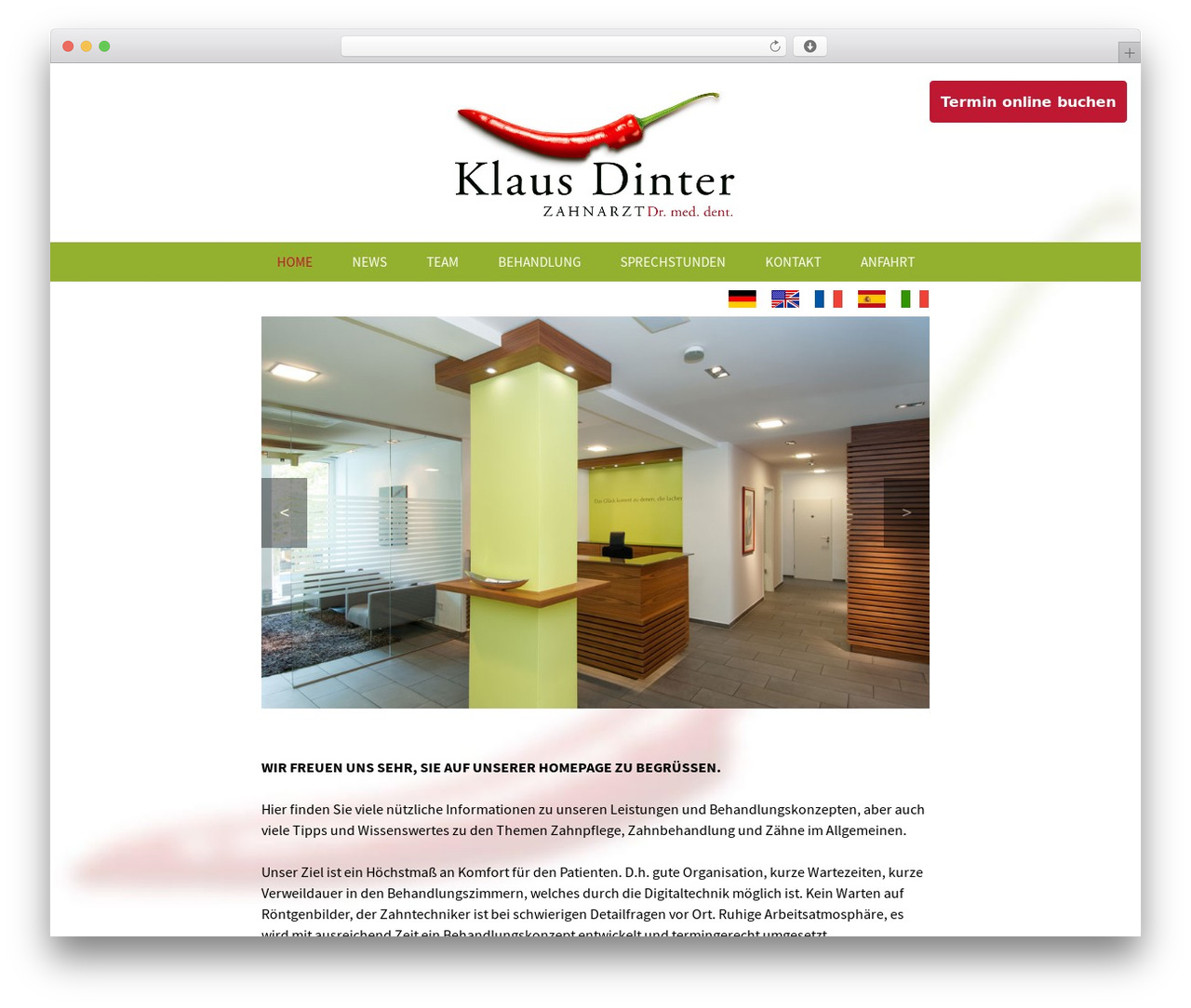 Theme WordPress Dinter - klaus-dinter.de