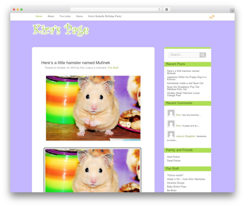 Theme WordPress LuKoo - kiraparker.com