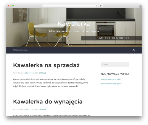 WordPress theme Accent - kawalerka.com