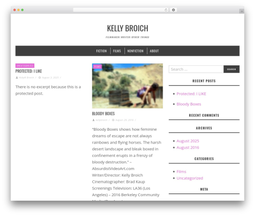 WordPress theme ESPRESSO - kellybroich.com