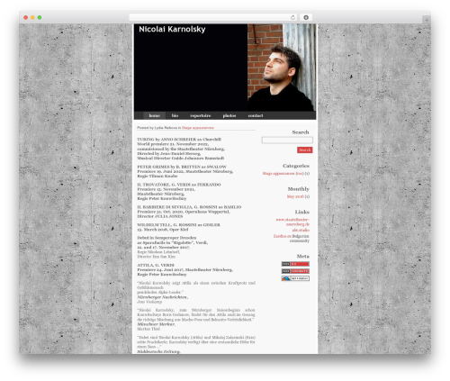 WordPress theme Falling Dreams - karnolsky.com