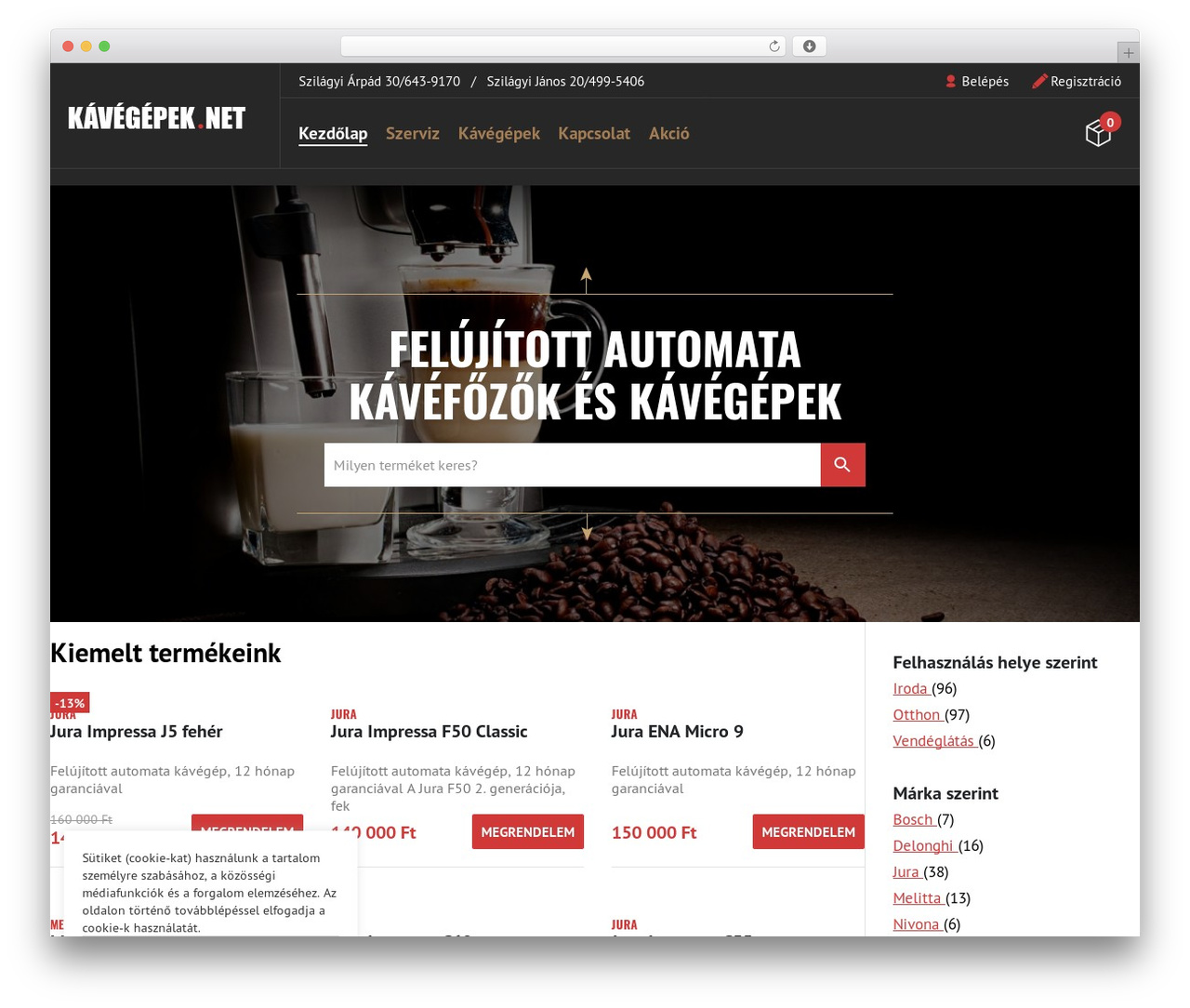 WordPress theme Kávégépek.Net - kavegepek.net WordPress theme Kávégépek.Net - kavegepek.net