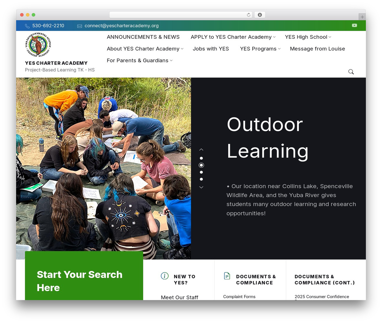 WordPress theme Wordbench - yescharteracademy.org