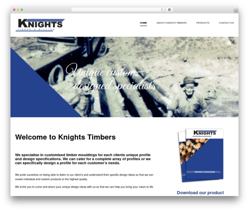 WP theme Shadow - knightstimbers.com.au
